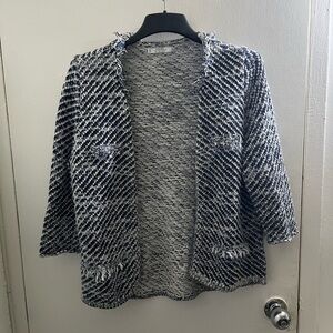 Women's Black, blue and White Sweater